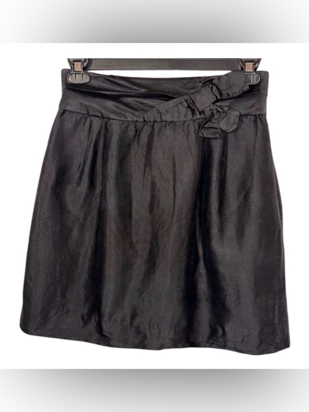 Kate Spade Women’s Maura Silk Blend Black Mini Skirt ~ Size 8